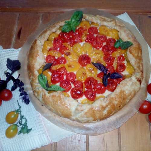Галет с чери домати и сирене 