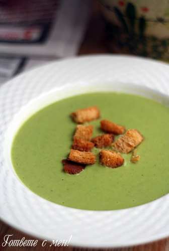 Крем супа от пресен зелен грах
