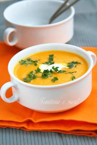 Морковена крем супа с джинджифил