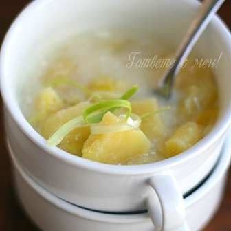 Супа от картофи с праз (Potage parmentie)